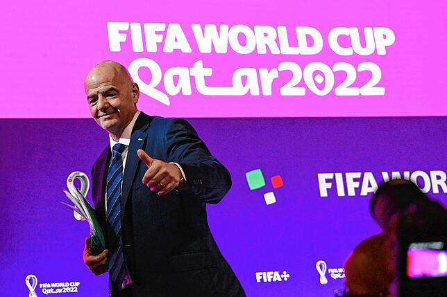 Sorgte für Aufsehen: Fifa-Präsiden Gianni Infantino.