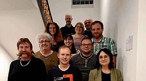 Sie tragen Verantwortung im Musikverein (hintere zwei Reihen, von links): Sabine Vonnier, Simon Schober, Marina Abreder, Erwin Muffler, ...