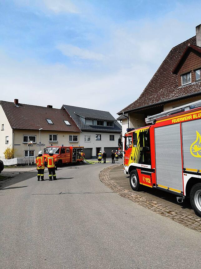 Bild 1: Kaminbrand in Hondingen schnell unter Kontrolle