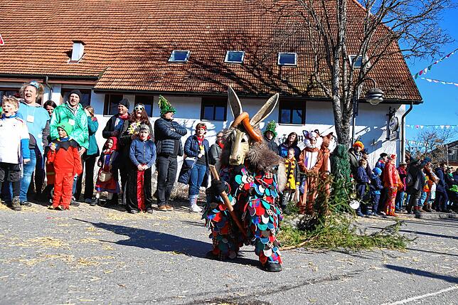 Pause für den Unterkirnacher Butzesel.