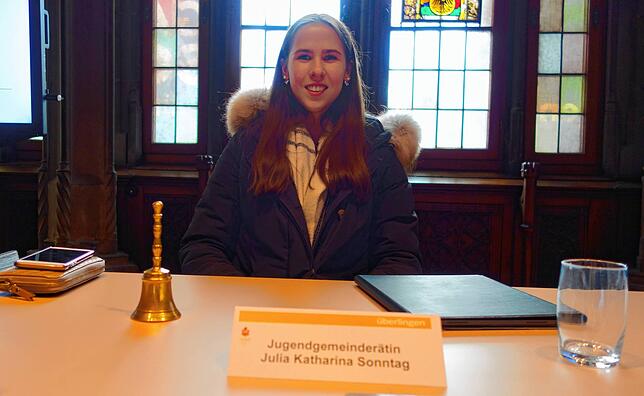 Julia Sonntag ist Vorsitzende des Jugendgemeinderats.