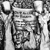 Eine Radierung der Dresdener Malerin Lea Grundig (1906-1977) verweist auf den Kampf der Bauern um ihre Rechte.