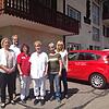 Vor der Sozialstation St. Martin in Rickenbach, von links: Ulrike Weißensee-Maisl, Peter Schwander, Sonja Friesebecker, Claudia ...