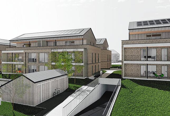 Das geplante Projekt in Heiligenberg. Bild: Wohnquartier Heiligenberg