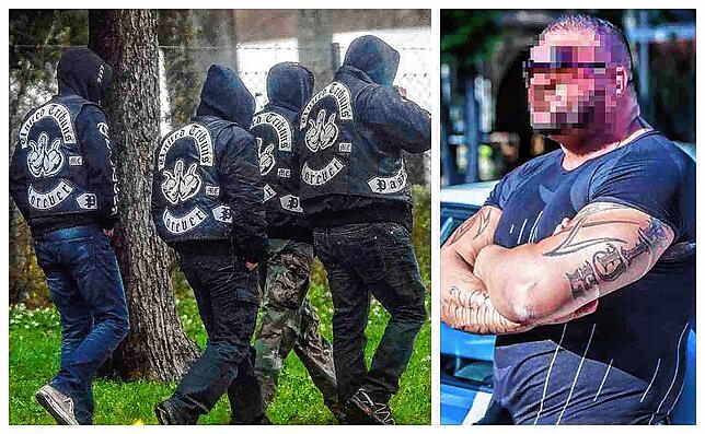 Armin „Boki“ C. (rechts) gründete einst die United Tribuns in Vilingen-Schwenningen. Er wurde im Oktober in Bosnien-Herzegowina verhaftet.