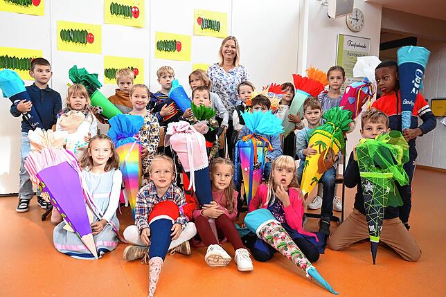 Auentalschule Owingen, Klasse 1b, Klassenlehrerin Martina Wolf