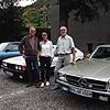 Manfred und Andrea Merz aus Donaueschingen und Alfred Nabers aus Singen (von links) kommen regelmäßig mit ihren Fahrzeugen zum Classic ...