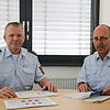 Revierleiter Georg Lautenschläger (links) und Bernd Schmidt, Leiter der Führungsgruppe, können berichten, wie das Jahr 2021 aus ...