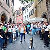 Musiker sorgen für die Unterhaltung der Besucher des Gassenfreitags, wie hier am 2. Mai in der Brückengasse. Die Lärmschutzinitiative ...
