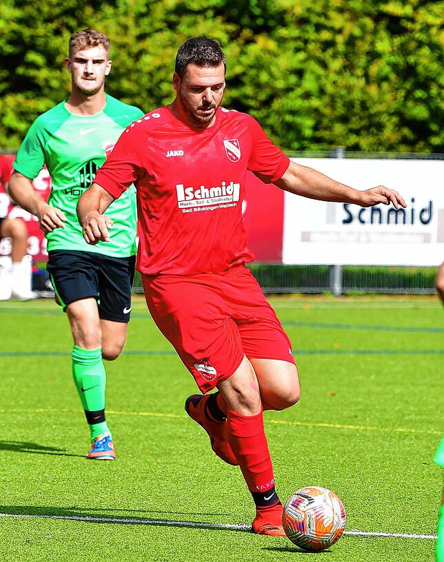 Abschied: Ohne Stürmer Toni Strittmatter, der aufgehört hat, geht der FC Bergalingen in die neue Saison.