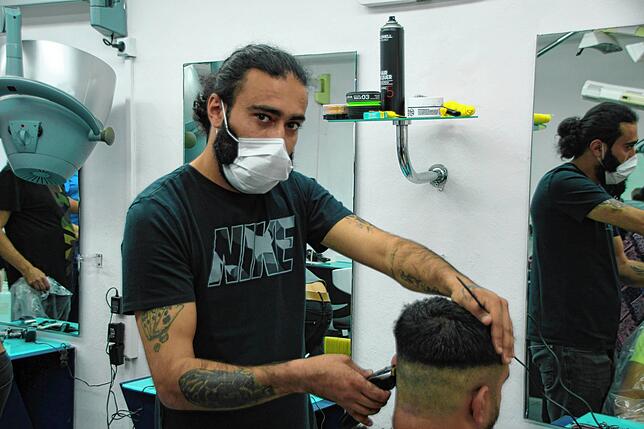 Ibrahim Ilgin vom Salon Aydo.