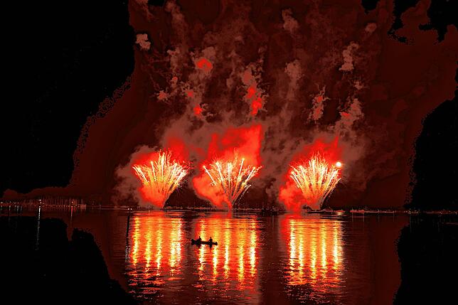 Bild 16: Konstanzer Seenachtfest 2022: Fotos vom großen Finale beim Feuerwerk an der Kunstgrenze