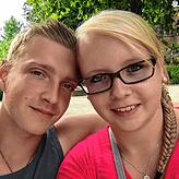 Sebastian und Nadine Vogler im Jahr 2018.