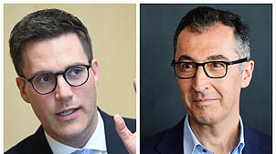 Manuel Hagel (links) von der CDU oder Cem Özdemir (Grüne): Wer wird der neue Ministerpräsident in Baden-Württemberg?