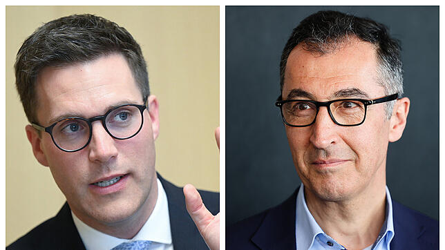 Manuel Hagel (links) von der CDU oder Cem Özdemir (Grüne): Wer wird der neue Ministerpräsident in Baden-Württemberg?