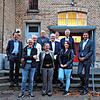 Der Vorstand der WBG: Hintere Reihe von links: Axel Hauser, Silvia Kupprion, Jürgen Stille. Mitte: Michael Klinger, Wolfgang Graf, Luigi ...
