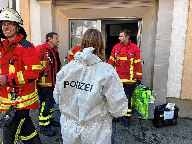 Am Tag nach den Bränden hat das Landeskriminalamt die Spurensicherung übernommen.