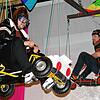 Schräge Vögel: Neunerratsvorsitzender Martin Zajac (vorne) und sein Stellvertreter David Keck am Neunerratsabend 2019. An der Fasnacht ...