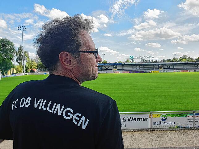 Christian Mayer vom FC 08 Villingen im Friedengrund.