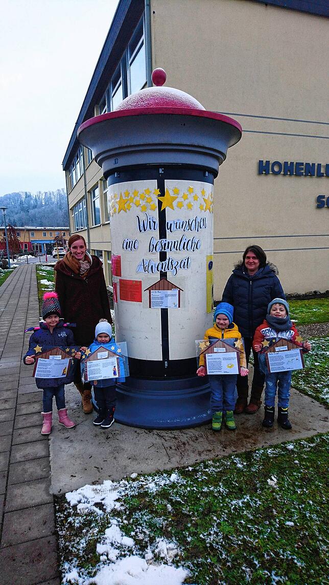 Alternativangebote wie den Adventskalenderweg haben sich die Erzieher in den Stühlinger Kindergärten während der Pandemie ausgedacht. Im ...