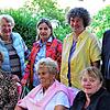 Sie pflegen ihren Dialekt: Helga Schäuble (untere Reihe, von links), Melitta Huber und Heidi Wieland sowie Claudia Reimann (obere Reihe, ...