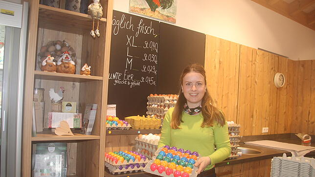 Manuela Kammerer leitet den Hofladen in Niederhof.