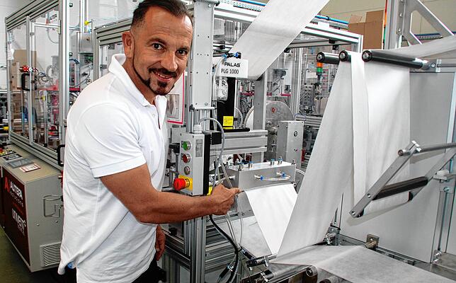 Thomas Vosseler, Chef von Univent-Medical aus Schwenningen.