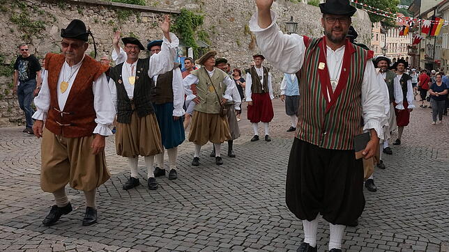 Auf Wiedersehen, bis zum nächsten Jahr! Hinter der Bürger- und Narrenzunft Tiengen liegt ein erfolgreicher Schwyzertag.