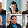 (oben von links) Karin Becker, Sabine Rein, Katharina Müller, (unten von links) Ann-Veruschka Jurisch, Nour Almohamad Alfadel und ...