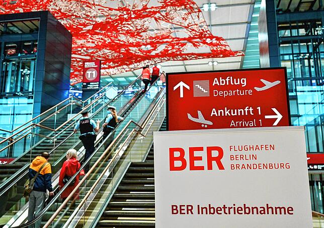 Am Flughafen BER läuft vieles noch immer nicht rund.