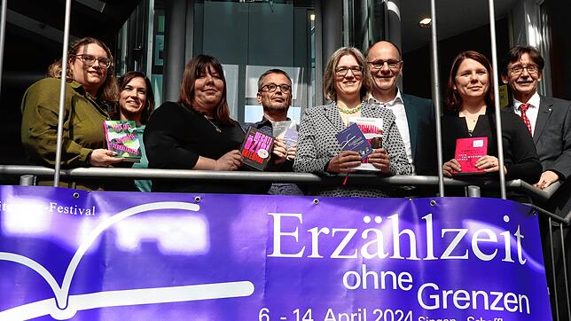 Die Vorfreude auf die Erzählzeit ist groß. Im Bild die Macher (von links): Patricia Tanner, Nadine Frei, Tanja Fluck, Oliver Thiele, ...