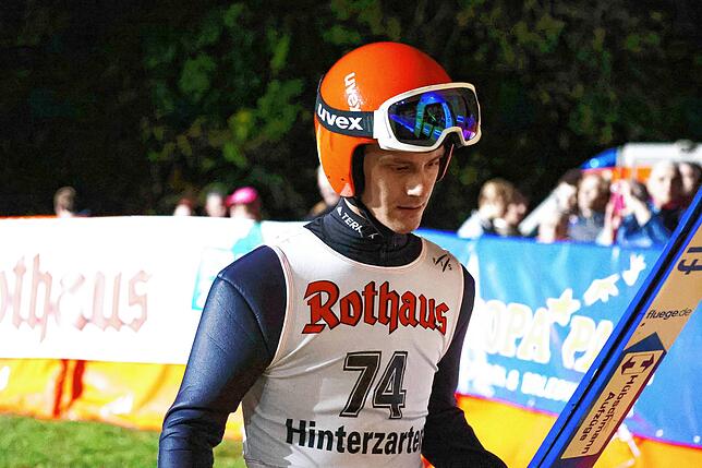 Stephan Leyhe (SC Willingen) beim Einzelwettkampf DM 2022 in Hinterzarten.