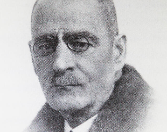 Oberamtmann Hermann Levinger, offizielles Dienstportrait, aus dem Fotoalbum der Familie Egon Kohler, im Besitz von Gertrud Andelfinger. ...