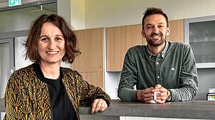 Die neuen Leiter des SAP-Standorts Markdorf: Andrea Giessmann und Sebastian Grießmeyer. Beide kommen aus dem Unternehmen. Seit Dezember ...