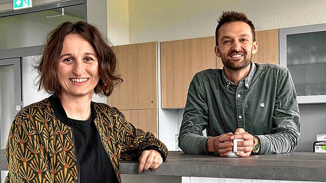 Die neuen Leiter des SAP-Standorts Markdorf: Andrea Giessmann und Sebastian Grießmeyer. Beide kommen aus dem Unternehmen. Seit Dezember ...