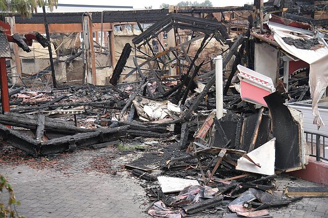 Nach dem Brand im Europa-Park