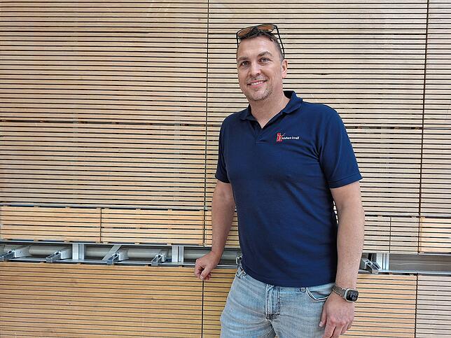Küchenhändler Michael Fülle nutzt die Veranstaltung auch, um den Bekanntheitsgrad zu erweitern.