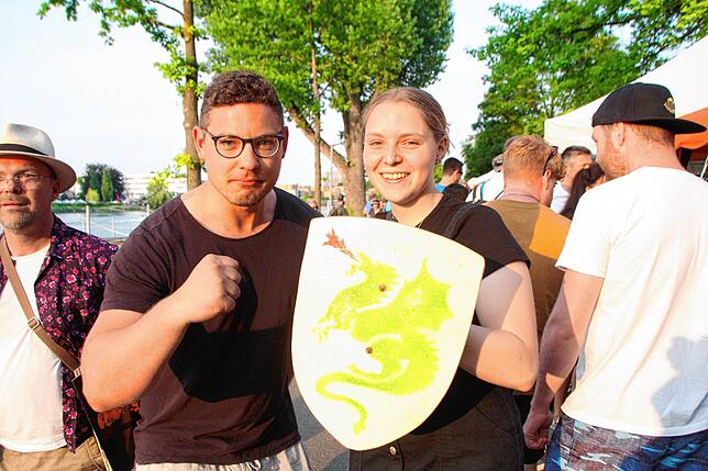 Bild 29: Run auf den großen Flohmarkt mit mehr als 1000 Ständen in Konstanz