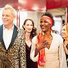 Waris Dirie kam nach St. Gallen, wo ihr Leben als Musical auf die Bühne kam. Links von ihr der Komponist Uwe Fahrenkrog-Petersen.