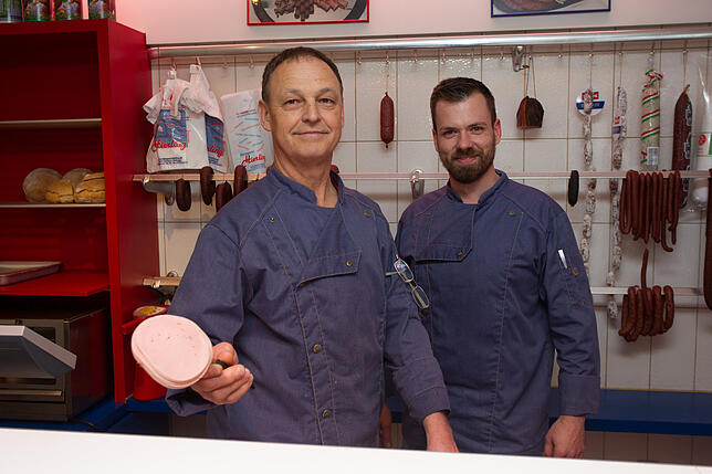 Darf's ein bisschen mehr sein? Johannes Hierling (links) und Simon Reiner.