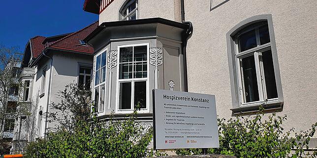 Die Gebäude des Hospizvereins in der Talgartenstraße am Rande der Konstanzer Altstadt Richtung Paradies.