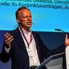 Klare Botschaften an die Politik: Clemens Fuest, Chef des Münchner Ifo-Instituts, beim Wirtschaftsforum der L-Bank in der Neuen Tonhalle ...