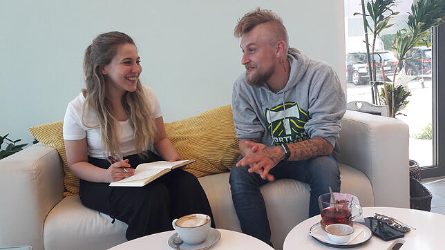 Angelina Sortino und Jesse Aaron Enderle.