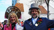 Narrenmutter Thomas Hiestand (links) und Narrenvater Thomas Obert (rechts) sind während der Fasnet nicht dabei.