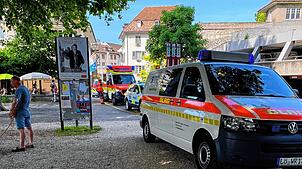 Viele Rettungskräfte waren vor einer Woche im Einsatz. Der Rheinrettungsdienst der Feuerwehr Rheinfelden/Schweiz ist aber nicht ...