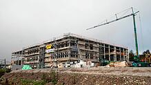 Im Zentrum der neuen KPG-Werksanlagen steht eine große Produktionshalle für Montage, Maschinen und Elektrotechnik, innovative Energie- ...