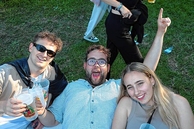 Bild 10: Im Stadion wird am zweiten Tag des Campus-Festivals nochmals aufgedreht