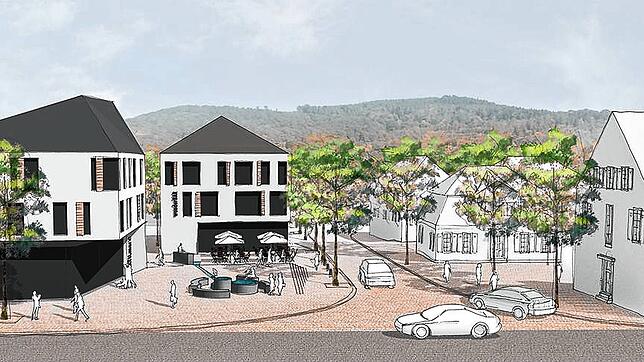 Am Eingang des Brennet Areals an der Todtmooser Straße soll bis 2024 das neue Ärztehaus entstehen. Visualisierung: Planungsbüro Baldauf