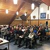 Große Resonanz auf die Informationsveranstaltung zum Thema Glasfaserstruktur in Teilen der Altgemeinde Homberg im Feuerwehrgerätehaus in ...