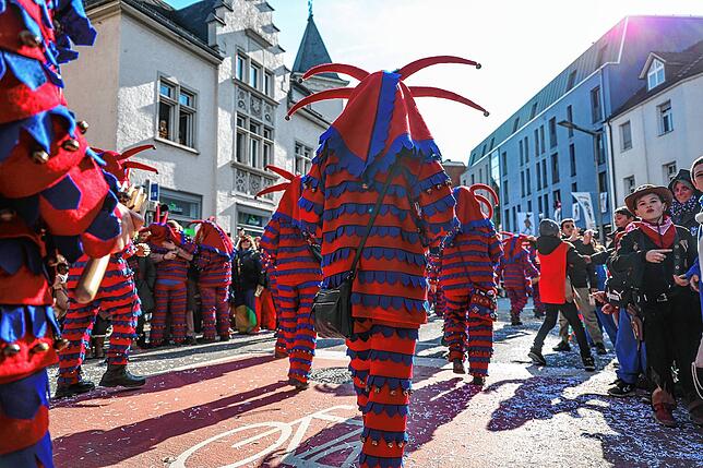 Bild 42: Bunte Kostüme und fröhliche Stimmung beim Fastnachtsumzug 2025